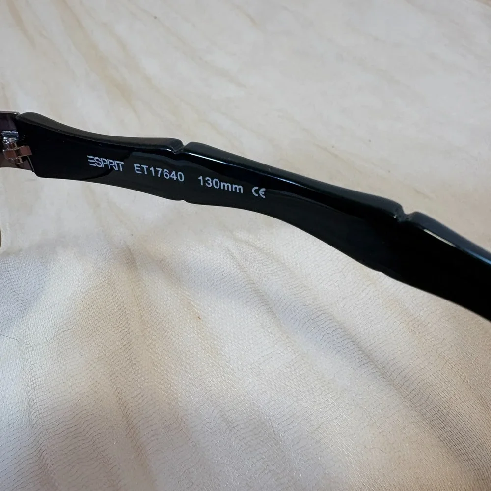NEW ESPRIT ET17640‎ COLOR-505 PURPLE BLACK AUTHENTIC EYEGLASSES 58-16